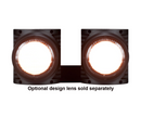 DTW BLINDER 700IP 4 x 175W IP65 2 lite Blinder WW,AMBER COB