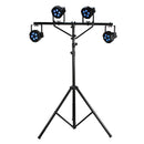 Accu-Stand LTS2 AS, 12 Foot Heavy Duty Black Tripod Stand