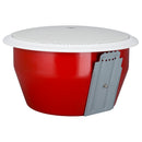 RCF PL 70EN, 6" Twin-Cone Flush Mounting Ceiling Speaker, White Frame+Grid, 6W, 70-100V. Steel Back-Can Included - EN54-24