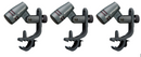 SENNHEISER 3PACK e604 Instrument microphone set with (3) e 604 (cardioid, dynamic), (3) MZH 604 clips and (3) carrying pouches (3