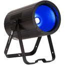 ADJ COB Cannon LP200X, Full Size Housing High Powered COB Wash Effect Now with Aria X2, 80 Degree Beam Angle, 200 Watt LED RGBAL Lime LED Source, Includes Two Optional Lens, 40 and 50 Degree, Omega Bracket Included for Pendant Mounting Purpose, Power in
