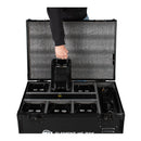 ADJ Element H6 Pak, Pack Includes Six IP54 Battery Powered Fixtures, 4 x 20 Watt RGBA LEDs, 17 Degree Beam Angle, Wifly DMX Wireless System, Includes Road Case with on Board Charging System, Easy Battery Replacement