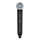 Shure GLXD24R+/SM58-Z3, Featuring the industry standard SM58 vocal microphone, the half-rack GLXD24+/SM58 Dual Band Vocal System delivers superior, transparent digital audio