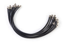 RF Venue RG8X 2 ft 10 Pack RG8X2-10, 2 Foot BNC RG8X Coax Jumper Cables for Rack Interconnects, 10 Pack