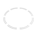 Global Truss IB-C5-H45-KIT, 16.4 ft OD F32 I-Beam Horizontal Circle Kit, 8 x 45 Degree Arcs