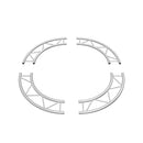 Global Truss IB-C4-H90-KIT, 13.12 ft OD F32 I-Beam Horizontal Circle Kit, 4 x 90 Degree Arcs
