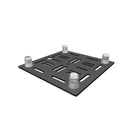 Global Truss GT-MH BASE-BLK, 12 in Multi-Hole Aluminum Base Plate for F34 Truss, Black