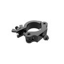 Global Truss NARROW CLAMP BLK, Medium Duty Narrow Clamp for 50mm Tubing, Black, 440 lb Capacity