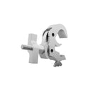 Global Truss QUICK RIG CLAMP, Low Profile Hook Clamp with T-Handle for 2 in Tube, 550 lb Capacity