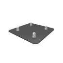 Global Truss SQ-4137H BLK/MTE, 16 in Aluminum Base Plate for F34 Truss, Black Matte