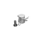 Global Truss ST-5003 F23, Base Plate Half Coupler for F23 and F24 Truss