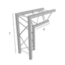 Global Truss TR-96116-25, F23 2-Way 90 Degree Corner, Apex In