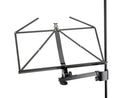 K&M 11505 Sheet Music and Document Holder, Black, Large Foldable Music Desk, Adjustable in Angle and Depth