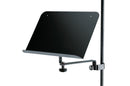 K&M 115/2 Sheet Music and Document Holder, Black, Adjustable in Angle and Depth, Steel