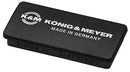 K&M 115/6 Magnet, Black w/K&M Logo, 58 x 27 mm, With Felt Lining, Imprint of Customer Logos Is Possible