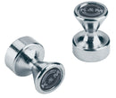 K&M 11580 Power Magnet, Zinc Coated, Pack of 2, Strong Magnetic Power - Mini Size, Steel
