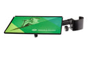 K&M 12152 Mouse Rest, Black, Mouse Pad Included, Steel