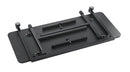 K&M 12160 DJ Desk, Black, Spring-Loaded Clamping Knob, Height 605-1,055 mm, Max Load 30 kg, Levelling End Cap to Stabilize the Stand on Uneven Surfaces, Flat and User-Friendly Package