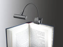 K&M 12247 Music Stand Light T-Model LED FlexLight, Black, Switch Between 2 Levels of Brightness, Batteries and Bag Included, Plastic