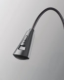 K&M 12263 Music Stand Light 2 LED FlexLight Rechargeable, Black, USB Charging Cable Included, Plastic