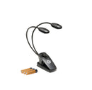 K&M 12271 Music Stand Light Twin Head Pro, Black, Newest LED Technology, Plastic