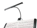 K&M 12295 Music Stand Light Dimmer Light, Black, 12 Energy Saving and Durable LEDs, Brightness Dimmable, Steel