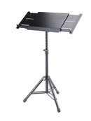 K&M 12338 Orchestra Conductor Stand Desk, Black, Extendable up to 870 mm, Wood