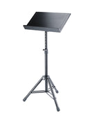 K&M 12338 Orchestra Conductor Stand Desk, Black, Extendable up to 870 mm, Wood