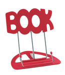 K&M 12440 Uni-Boy Book Stand, Red, Pack of 12, For Sheet Music, Books, Magazines, Reports Etc., Plastic