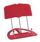 K&M 12450 Uni-Boy Classic Stand, Red, Pack of 12, For Sheet Music, Books, Magazines, Reports Etc., Plastic