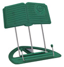 K&M 12450 Uni-Boy Classic Stand, Green, Pack of 12, For Sheet Music, Books, Magazines, Reports Etc., Plastic