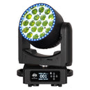 ADJ Vizi Pix Z19, Moving Head Wash Fixture, 19 x 30 Watt RGBL, Full Pixel Control, RGB Background with Full Pixel Control, RGB Outer Ring, Aria X2