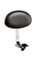 K&M 14005 Backrest for Gomezz, Chrome, Adjustable in Height and Depth, Steel