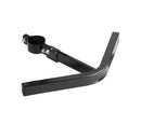 K&M 14051 Footrest, Black, 214 x 370 x 30 mm, Collapsible Footrest, Steel