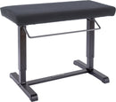 K&M 14081 Piano Bench Uplift, Black Fabric, Pneumatic Spring, Height 450-600 mm, Height Adjustable by Built-In Pneumatic Springs, Easy-To-Use Adjustment Handle, Steel