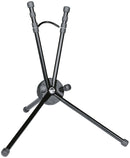 K&M 14340 Saxophone Stand Saxxy, Black, Height 300 mm, Folds Very Small, Steel