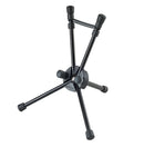 K&M 14355 Soprano Saxophone Stand Saxxy, Black, Height 188 mm, Folds Very Small, Aluminum