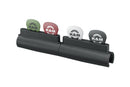 K&M 14510 Pick Holder Microphone Stand, Black, Length 147.5 mm, Includes 4 Picks of 0.81 mm Thickness, Plastic