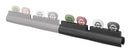 K&M 14510 Pick Holder Microphone Stand, Black, Length 147.5 mm, Includes 4 Picks of 0.81 mm Thickness, Plastic