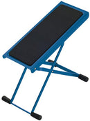K&M 14670 Footrest, Blue, 6 Different Positions, Height 119-264 mm, Non-Skid Plastic Pad, Steel