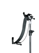K&M 14761 Guitar Performer Stand, Black, 3-Piece Folding Design, Height 690-1,550 mm, Angle and Length Adjust to Your Needs, Steel