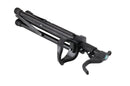 K&M 149/2 Tenor Horn Stand, Black, 2-Piece Folding Design, Height 620-1,050 mm, With Integrated Mouth Piece Holder, One-Piece Item Folds to a Small Size, Steel