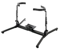 K&M 14945 Stand for Kingsize Tuba, Black, Height 380-440 mm, Additional Notch for Instruments with Ridge, Steel