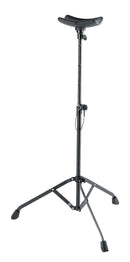 K&M 14951 Tuba Performer Stand Tall, Black, 2-Piece Folding Design, Height 650-1,140 mm, Max Load 10 kg, Suitable for Playing in a Upright Position, With Safety Pin, Steel