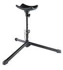 K&M 14952 Tuba Performer Stand for Children, Black, 2-Piece Folding Design, Height 290-420 mm, Max Load 10 kg, With Safety Pin, Steel