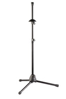 K&M 14985 Trombone Stand, Black, 2-Piece Folding Design, Height 600-970 mm, Also for Marching Baritones, Steel
