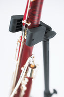 K&M 150/1 Bassoon Stand, Black, 2-Piece Folding Design, Height 700-1,200 mm, Steel