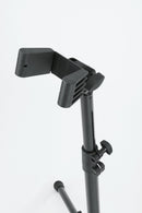 K&M 15060 Bass Clarinet Stand, Black, 2-Piece Folding Design, Height 700-1,200 mm, Steel