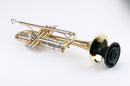 K&M 152/1 Trumpet Stand, Black, Height 206 mm, Rubber-Covered Peg Top, Plastic Peg, Zinc Die-Cast Legs