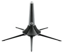 K&M 15213 Trumpet Stand, Black, Height 208 mm, Very Stable, Plastic Peg, Zinc Die-Cast Legs